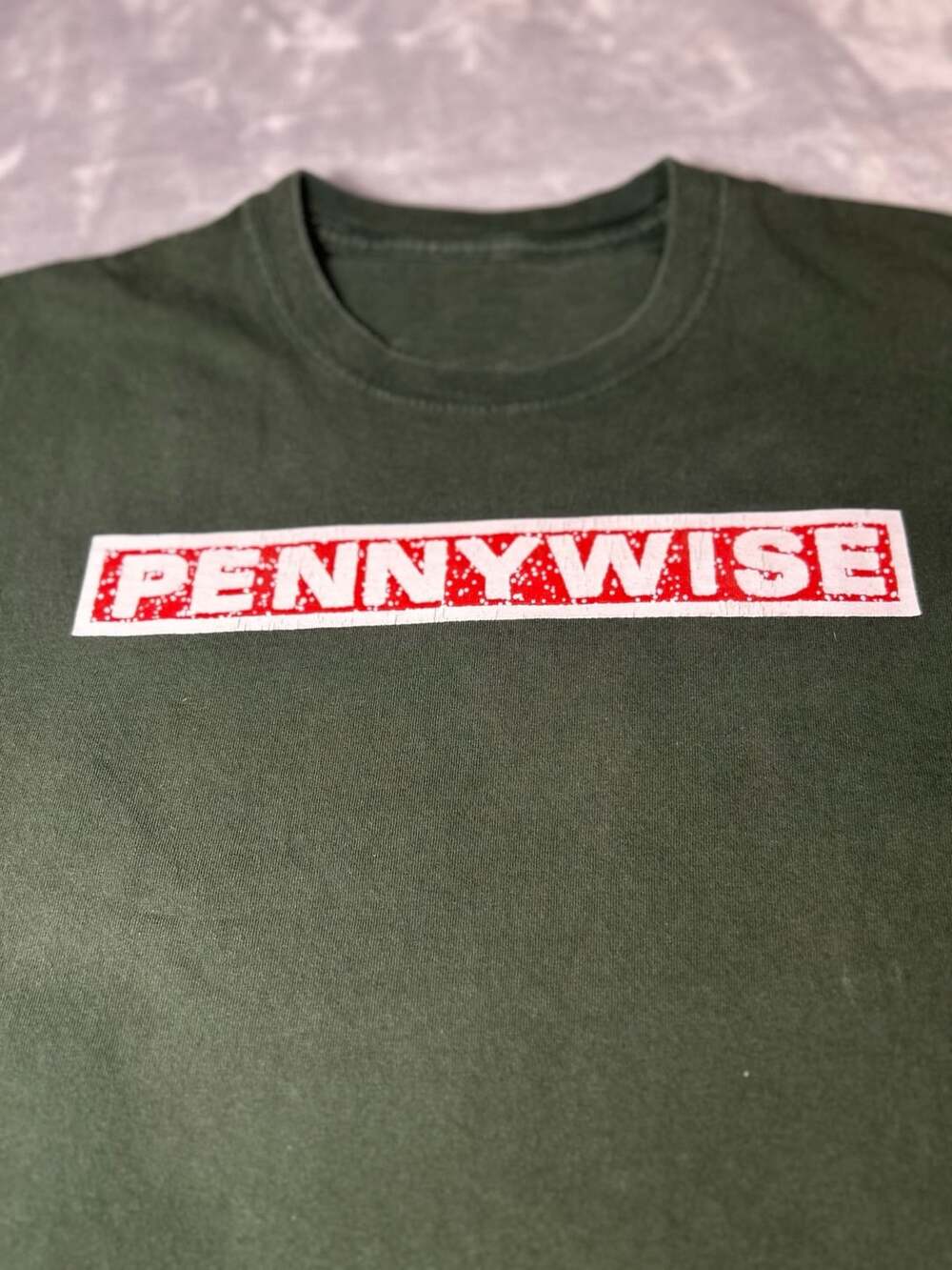 1994 vintage Pennywise Punk Rock Band OG Logo Green T-Shirt mens XXL